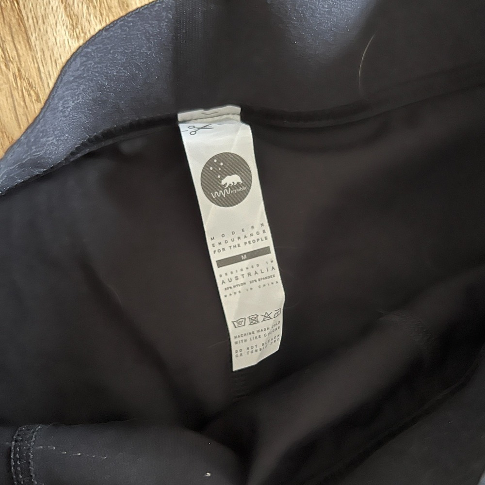 Wyn Republic Black club tank with run shorts tights Racing 2 piece Medium‎ Gym - Picture 9 of 12
